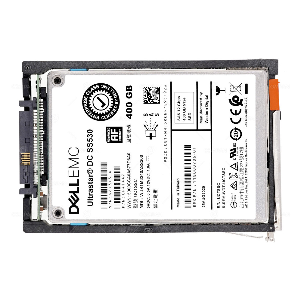 005053262 EMC SSD 400GB SAS 12G 2.5" SFF FOR EMC VNX